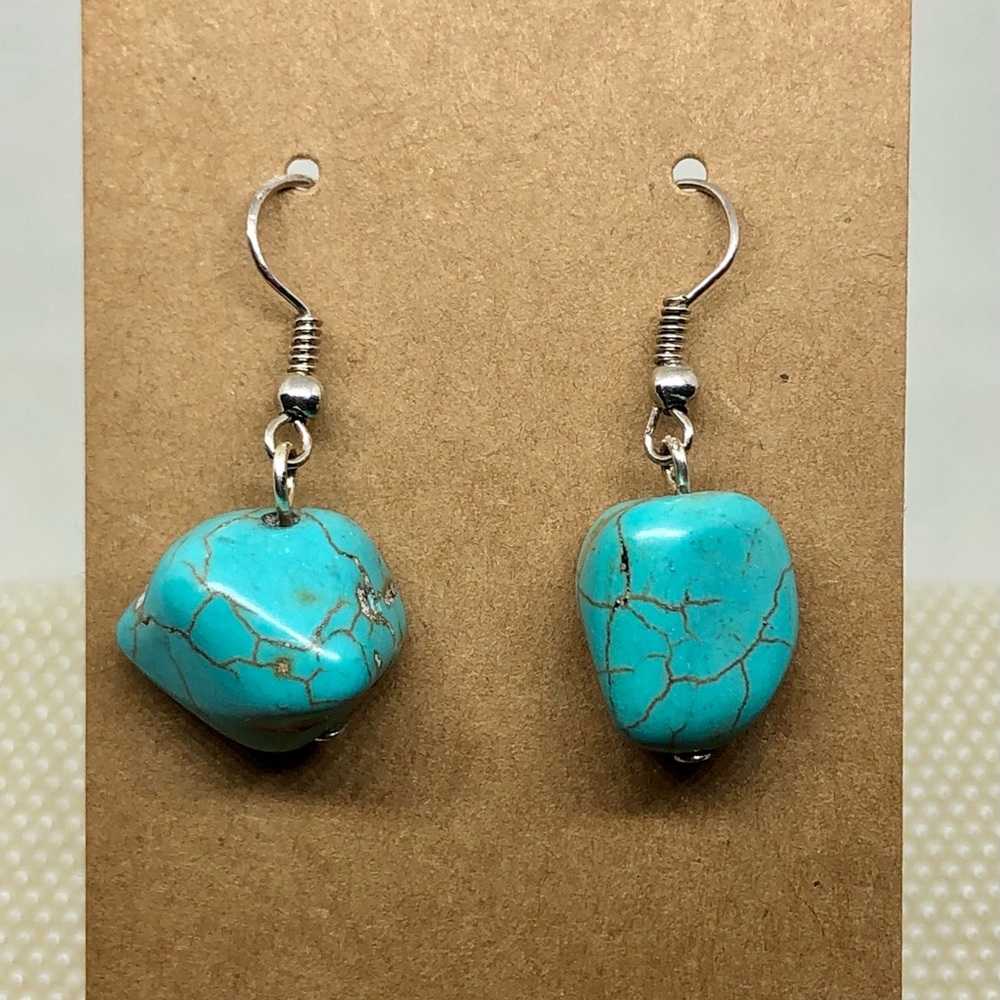 Howlite Stone Bohemian Earrings